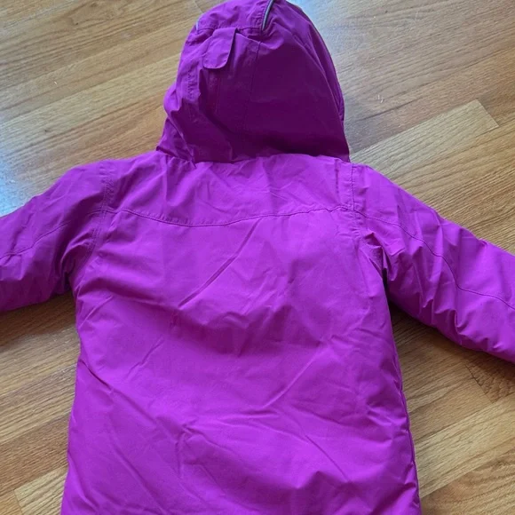 Kamik Girls Winter Ski Jacket Warm size 116/6 girls sz 6 color raspberry like ne - Picture 9 of 9